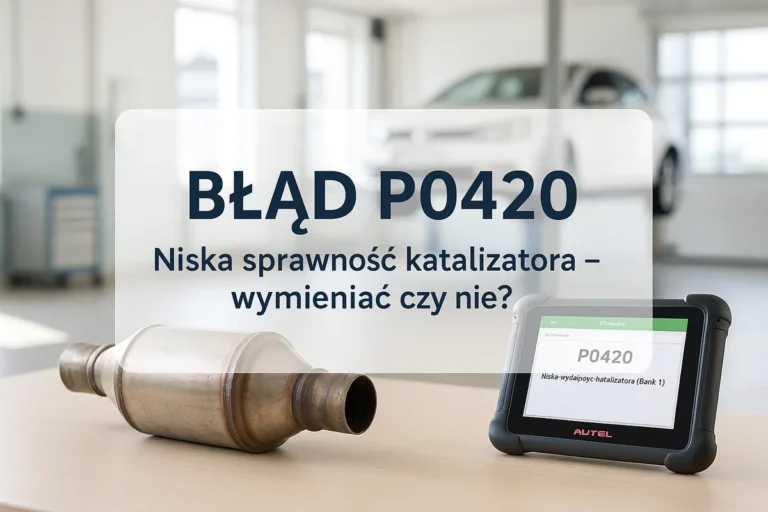 Autel Scan – Błąd P0420 — niska sprawność katalizatora. Czy na pewno trzeba wymieniać katalizator?