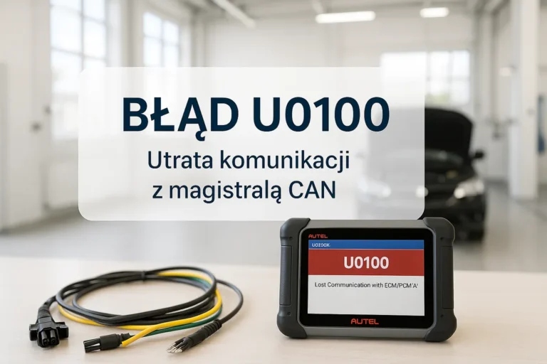 Autel Scan – Błąd U0100 i utrata komunikacji CAN — gdy moduł „znika” z sieci pokładowej