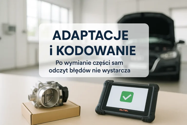 Adaptacje i kodowanie po wymianie części — kiedy sam odczyt błędów nie wystarcza