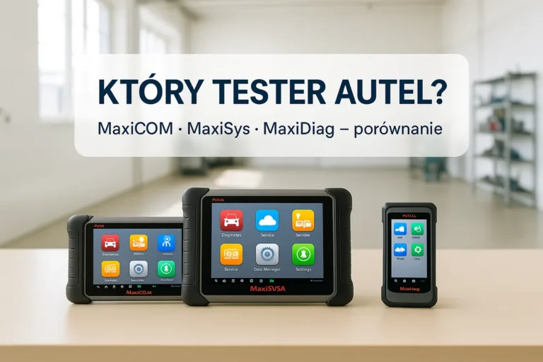 Który tester Autel wybrać? Porównanie MaxiCOM, MaxiSys i MaxiDiag