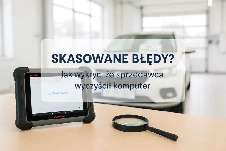 Autel Scan – Skasowane błędy przed sprzedażą auta — jak wykryć, że sprzedawca „wyczyścił” komputer?